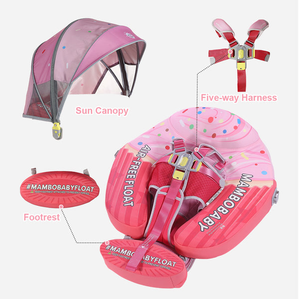 Mambobaby Vanille Cupcake | Air-Free Baby Float | 3-24 Months