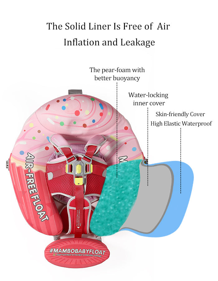 Mambobaby Vanille Cupcake | Air-Free Baby Float | 3-24 Months