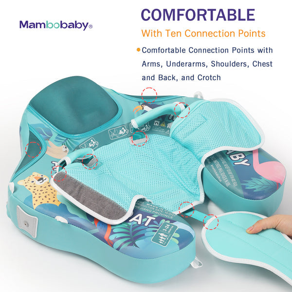 Mambobaby Tropical Rain Forest | Air-Free Baby Float | 3-24 Months