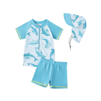 Mambobaby UV Swim Set | 3-Piece with Hat | 6M–4Y