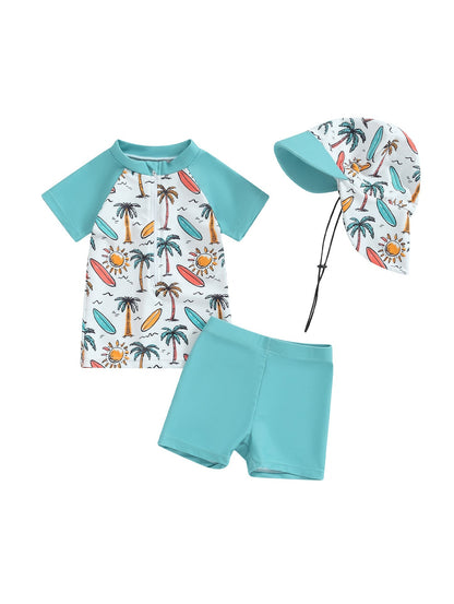 Mambobaby UV Swim Set | 3-Piece with Hat | 6M–4Y