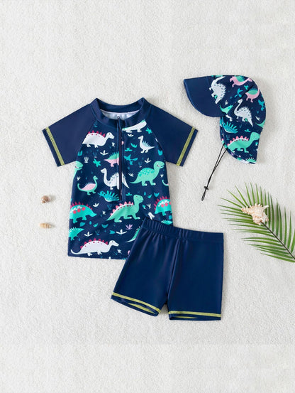 Mambobaby UV Swim Set | 3-Piece with Hat | 6M–4Y