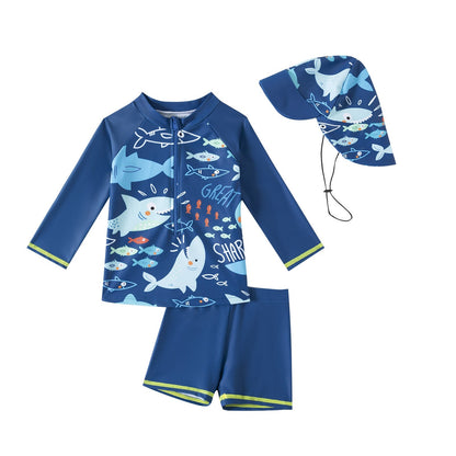 Mambobaby UV Swim Set | 3-Piece with Hat | 6M–4Y