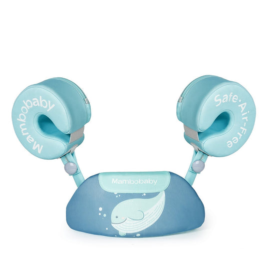 Mambobaby™ Air-Free Armbands and Chest Float Set — Professional Kids Swim Trainer for ages 3-8 years.