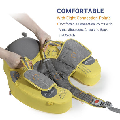 Detail of the Mambobaby™ Ladybug Float featuring 8 connection points for ultimate stability and comfort.