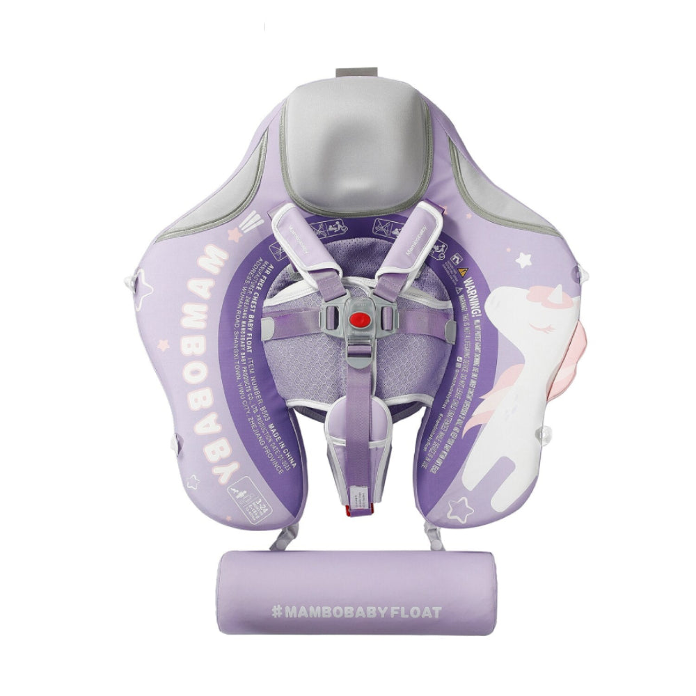 Mambobaby™ Unicorn Float showing the original air-free design for UK pool safety.
